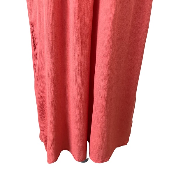 Elan Coral Orange Beach Strapless Jumpsuit size M - Picture 9 of 13